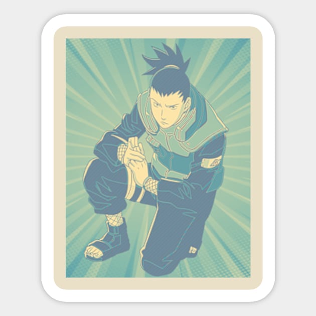 shikamaru Sticker by DinoZard